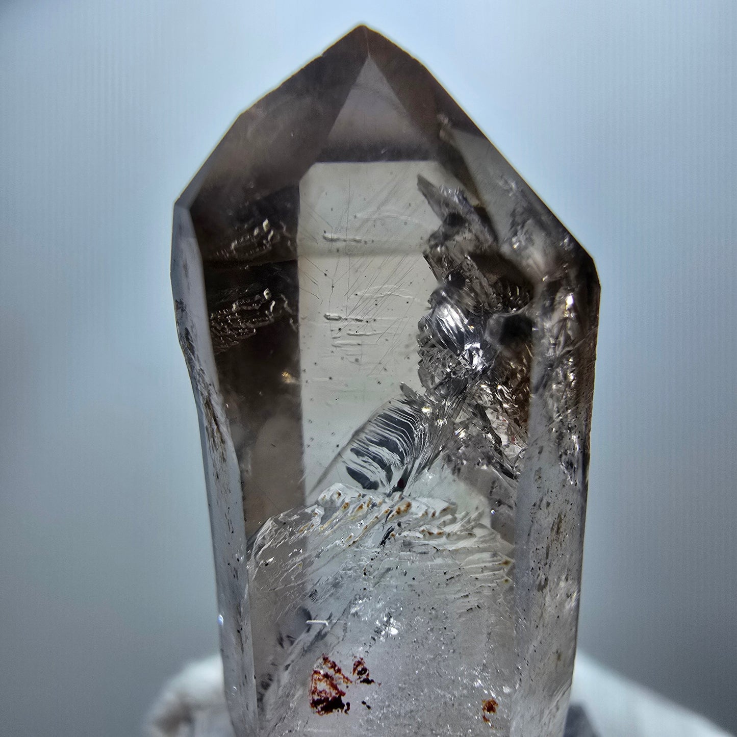 Klare Phantom Rauchquarz DT Zepter Kristall Goboboseb, Namibia 41*15*14mm