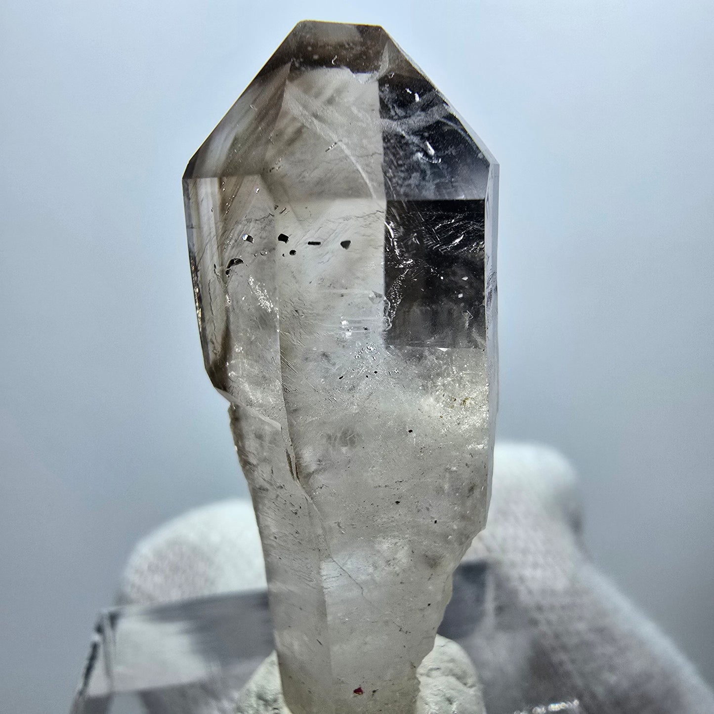 Clear Phantom Smoky Quartz Scepter Point Goboboseb, Namibia 37*13*10mm