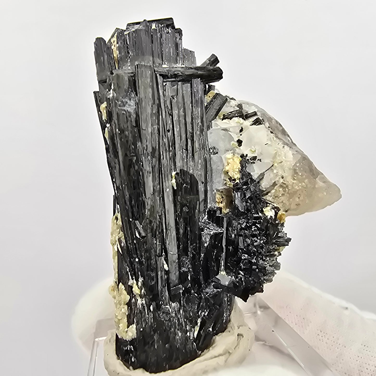 Seltene Schörl Turmalin, Rauchquarz Stufe Erongo, Namibia 47*36*23mm Sammlung