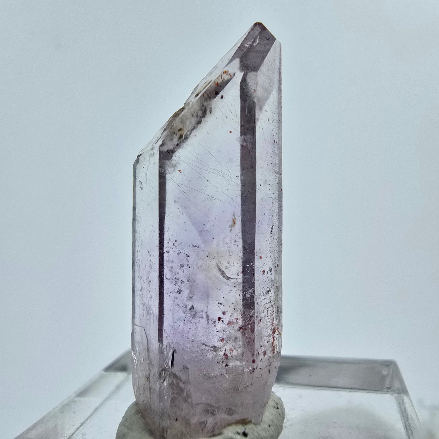 Harlekin Phantom Amethyst Kristall Goboboseb, Namibia 32*10*9mm Sammlung