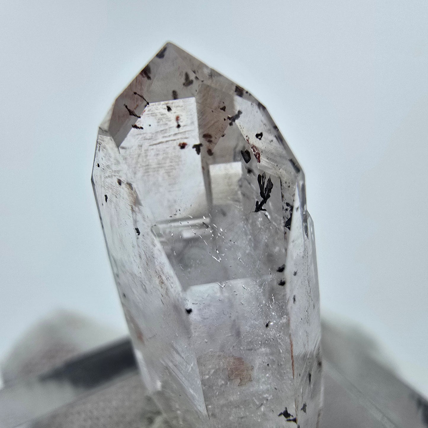 Harlekin Phantom Quarz Kristall Streep Mine Goboboseb Namibia 24*12*9mm Sammlung