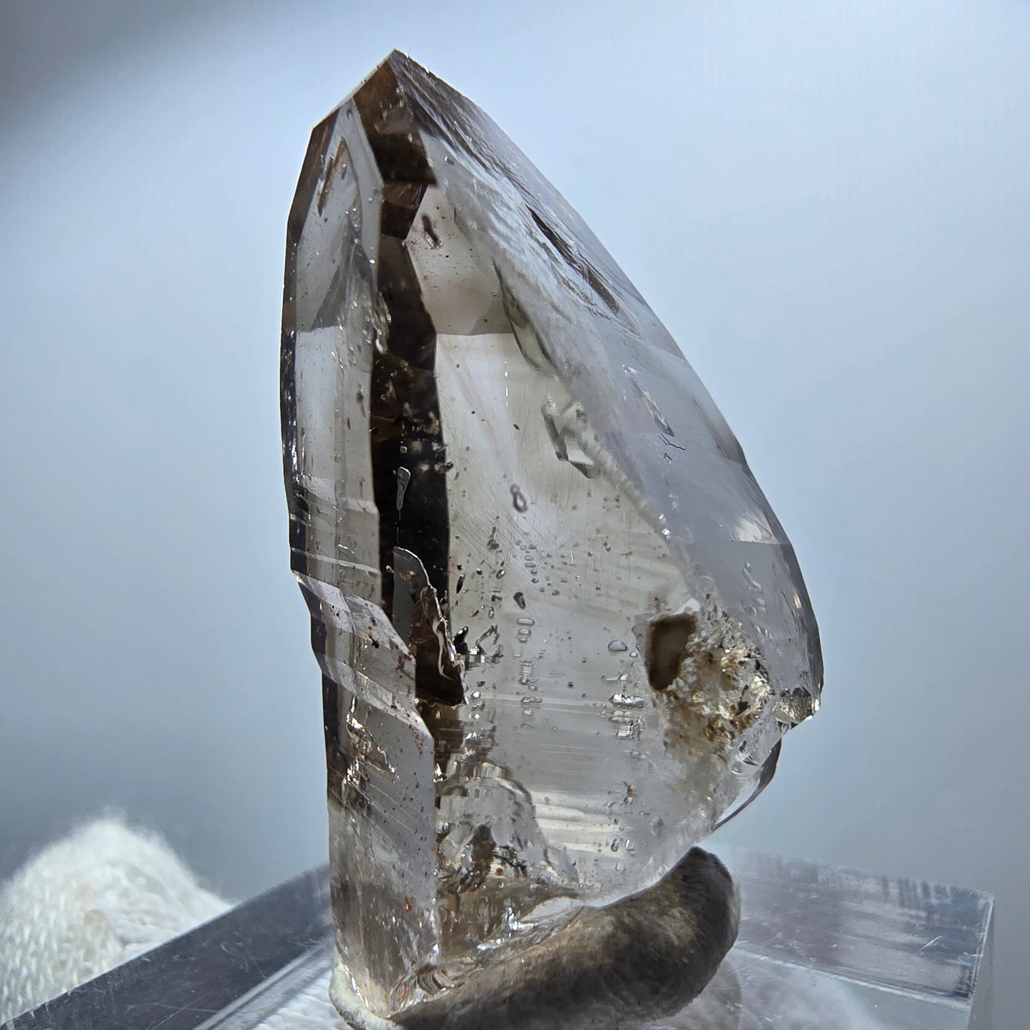 Clear Phantom Smoky Quartz Scepter Point Goboboseb, Namibia 33*18*16mm