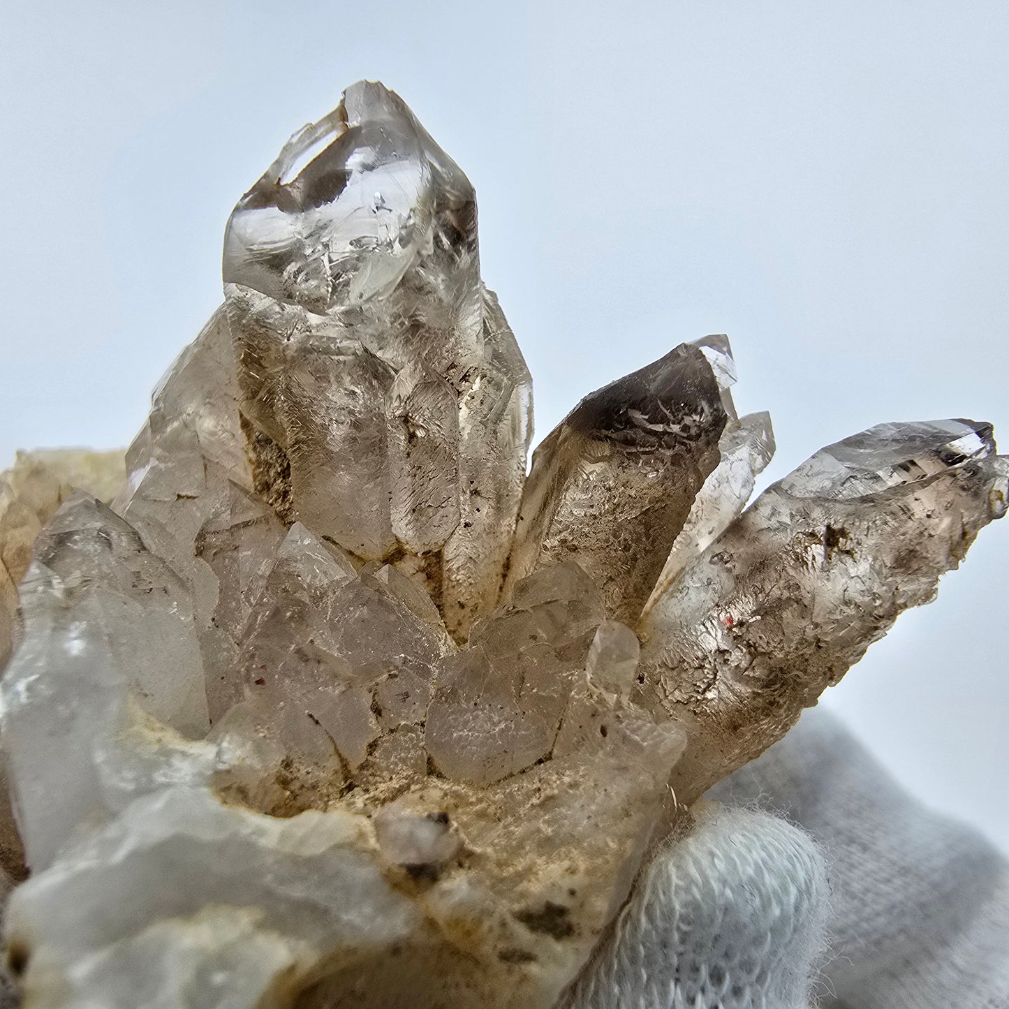 Phantom Rauchquarz Zepter Stufe Goboboseb, Namibia 46*40*40mm