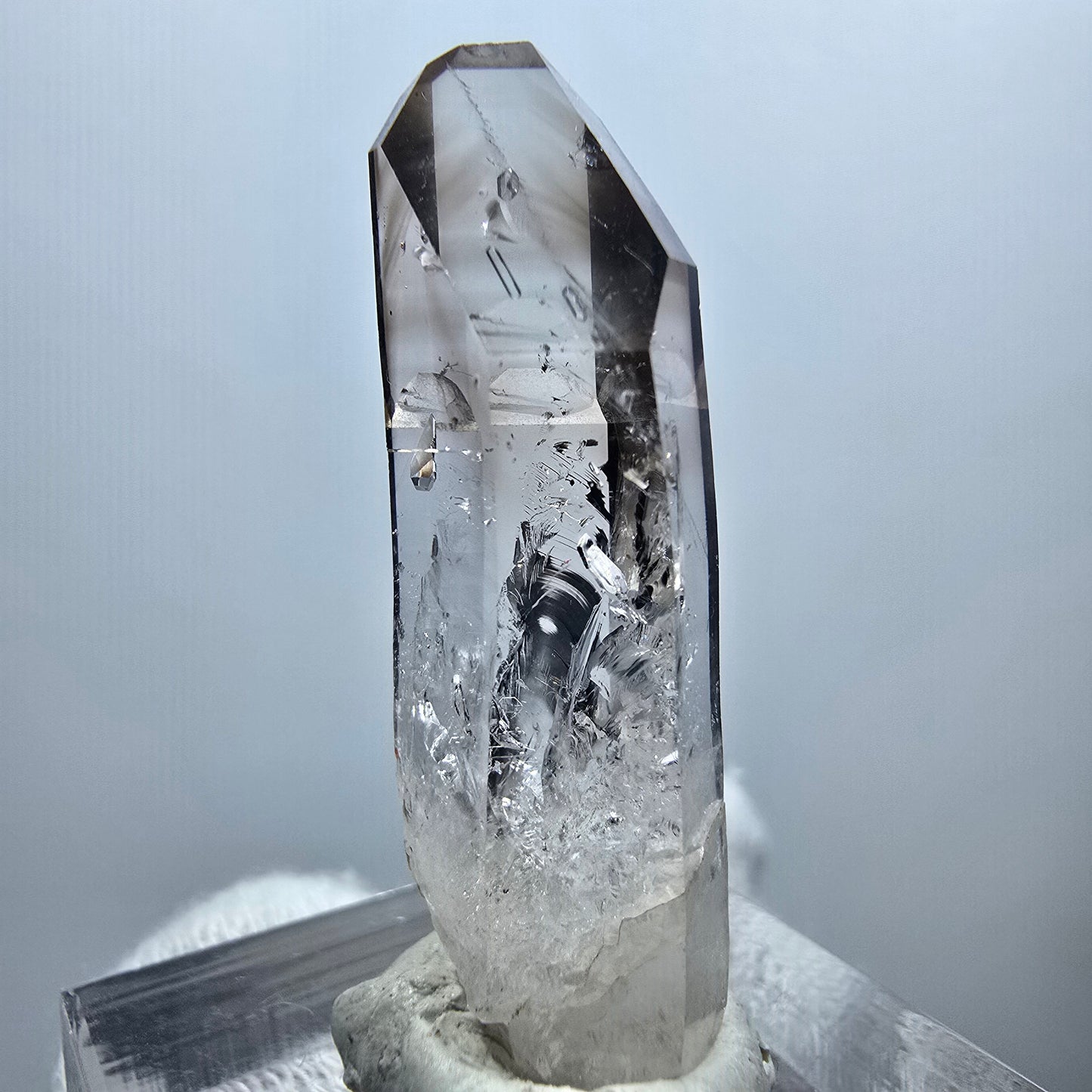 Clear Phantom Smoky Quartz Scepter Point Goboboseb, Namibia 37*11*9mm