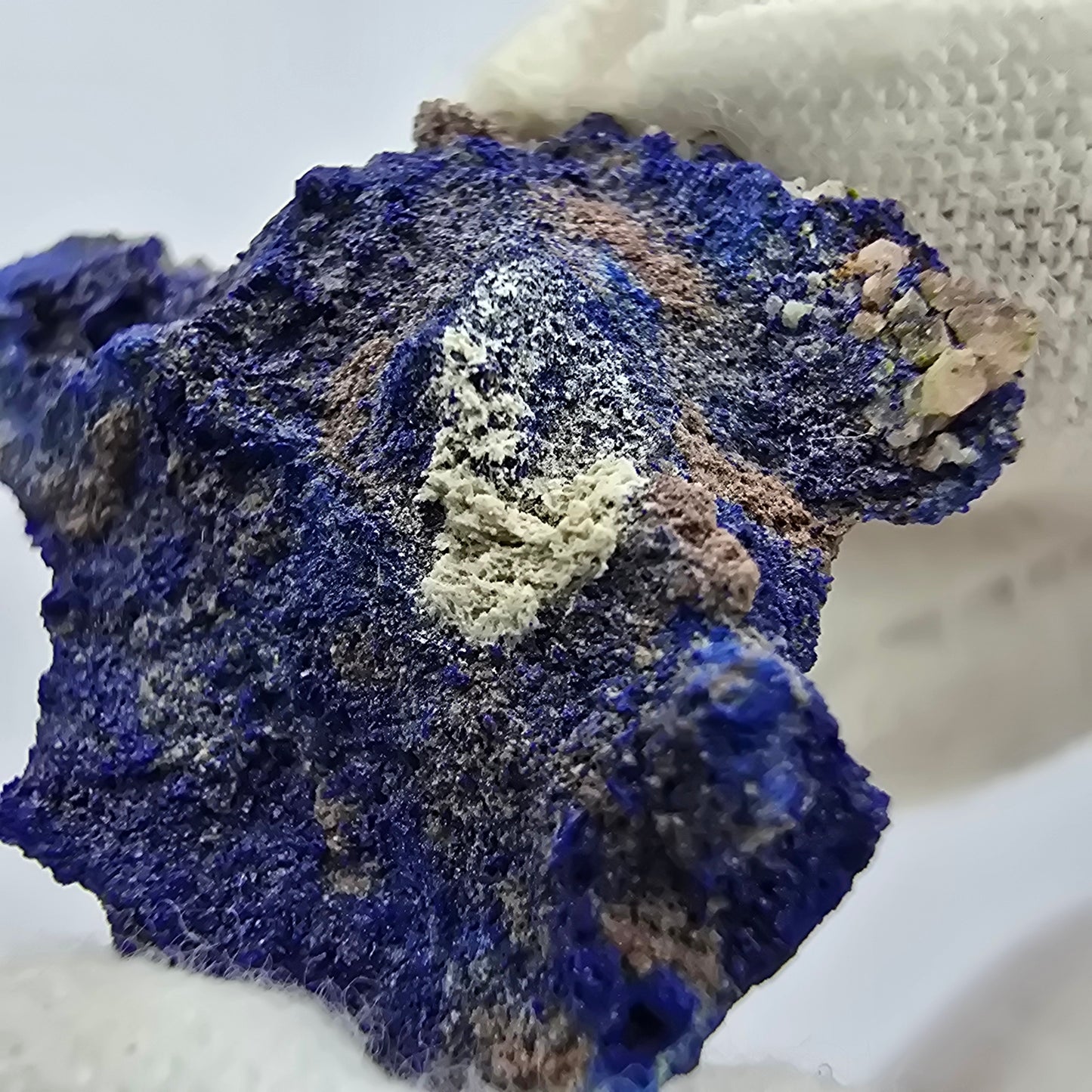 Seltene Azurit Stufe blau Kaokoveld, Namibia 26*21*7mm Mineraliensammlung