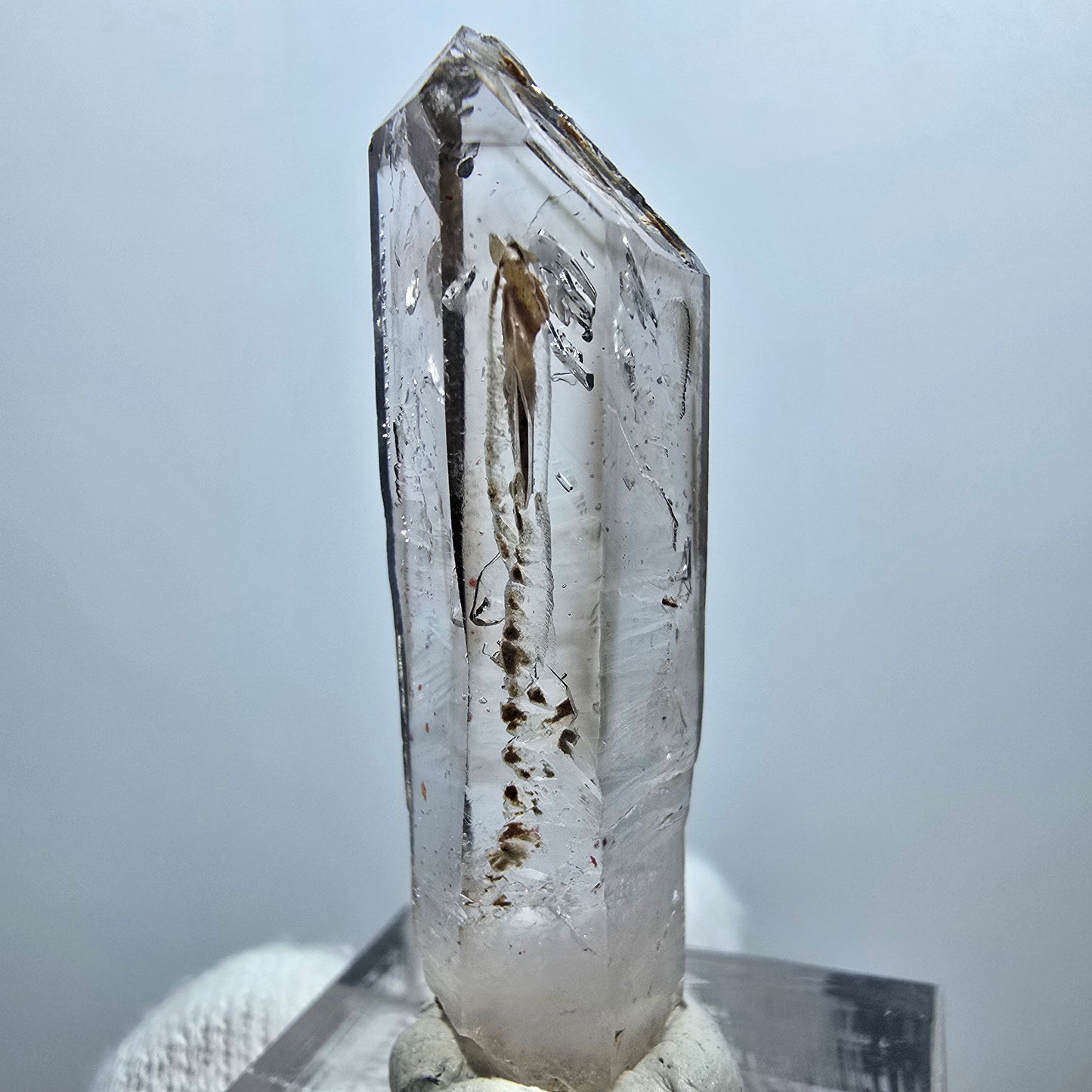 Clear Phantom Smoky Quartz Scepter Point Goboboseb, Namibia 42*11*11mm