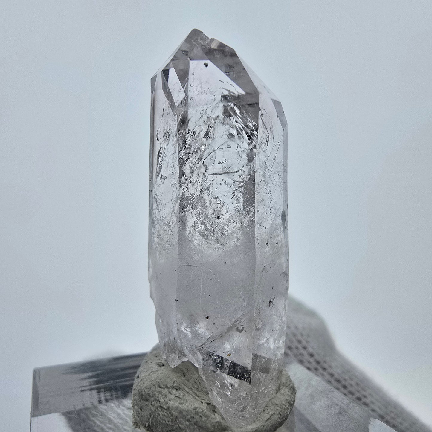 Enhydro Phantom Amethyst, 1x Blase Streep Mine, Goboboseb, Namibia 35*13*12mm