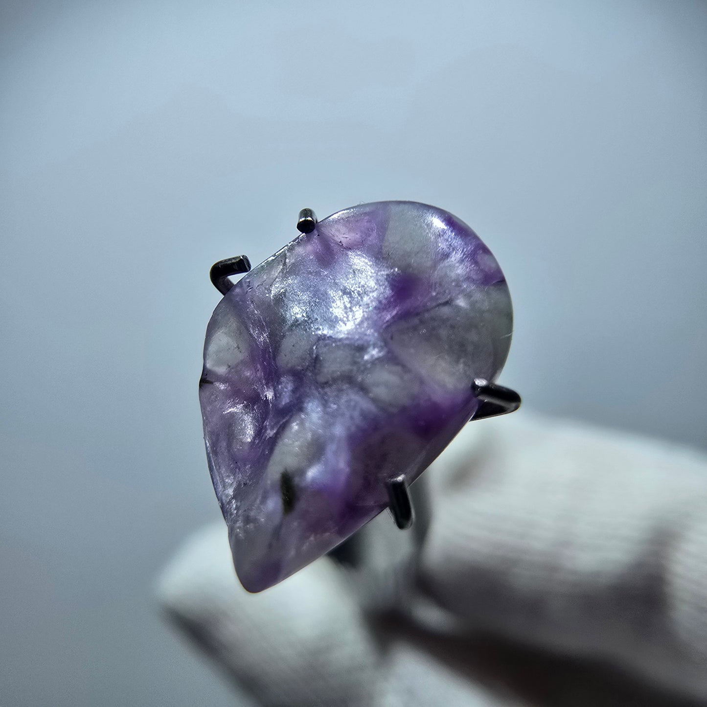 Rare Charoite crystal purple, polished Russia 11*7*3mm