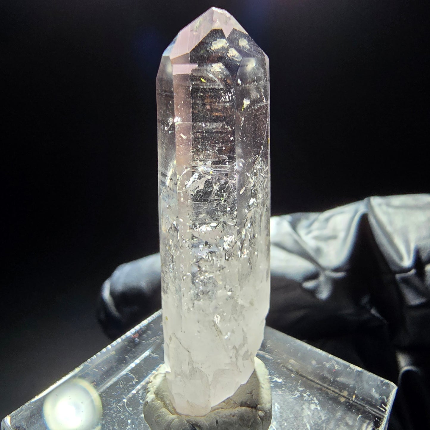 Klare Amethyst Quarz Spitze Goboboseb, Namibia 37*11*10mm Sammlung