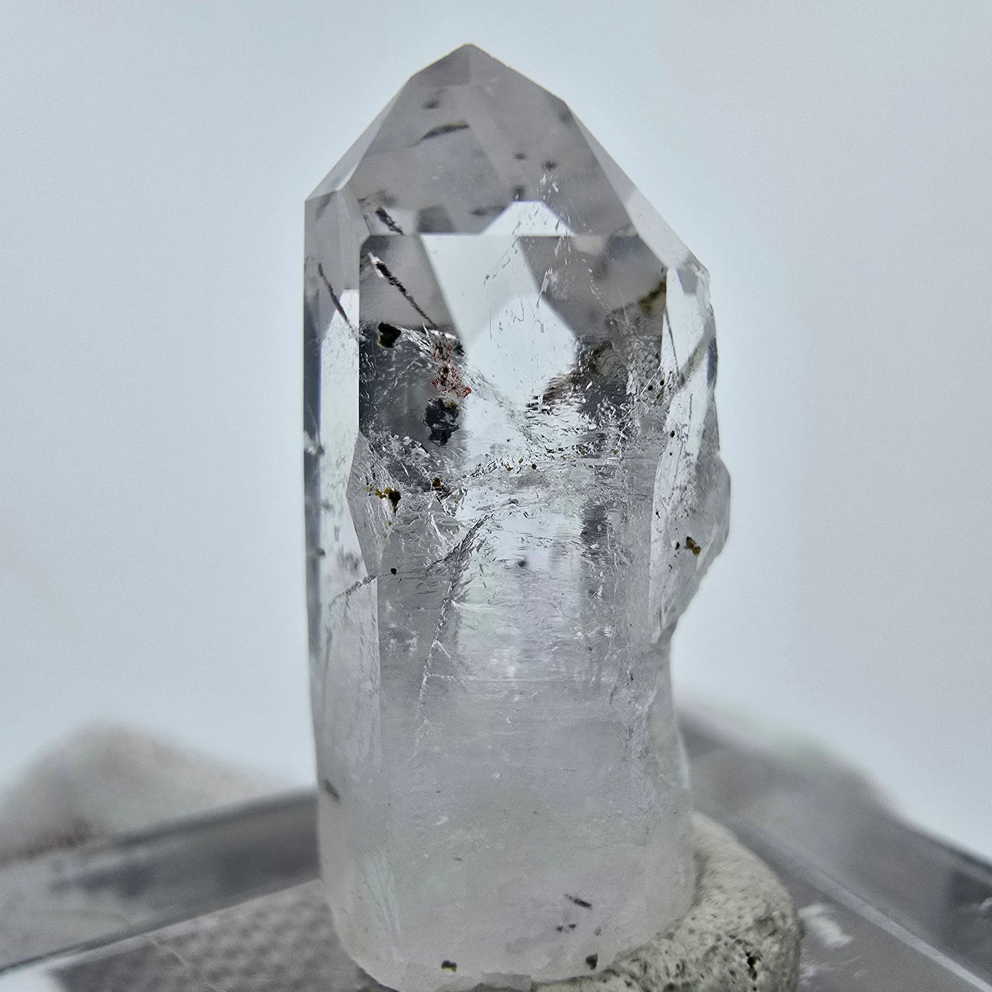 Harlekin Phantom Quarz Kristall Streep Mine Goboboseb Namibia 22*9*9mm Sammlung