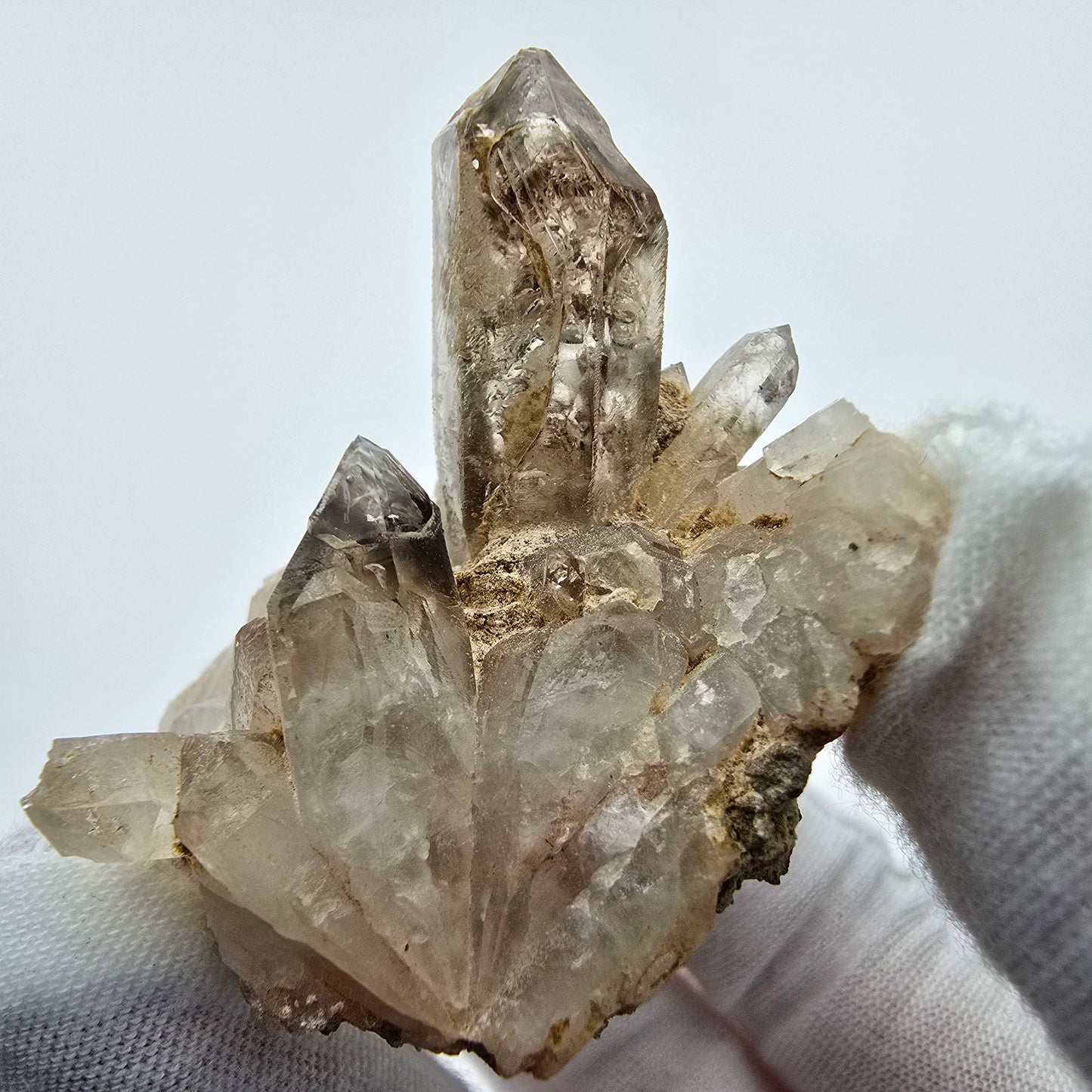 Phantom Rauchquarz Zepter auf Matrix Goboboseb, Namibia 57*51*47mm Sammlung