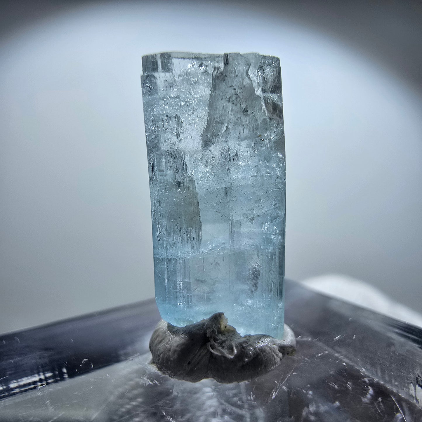 Klarer Aquamarin Kristall, blau Nagar, Pakistan 18*8*6mm