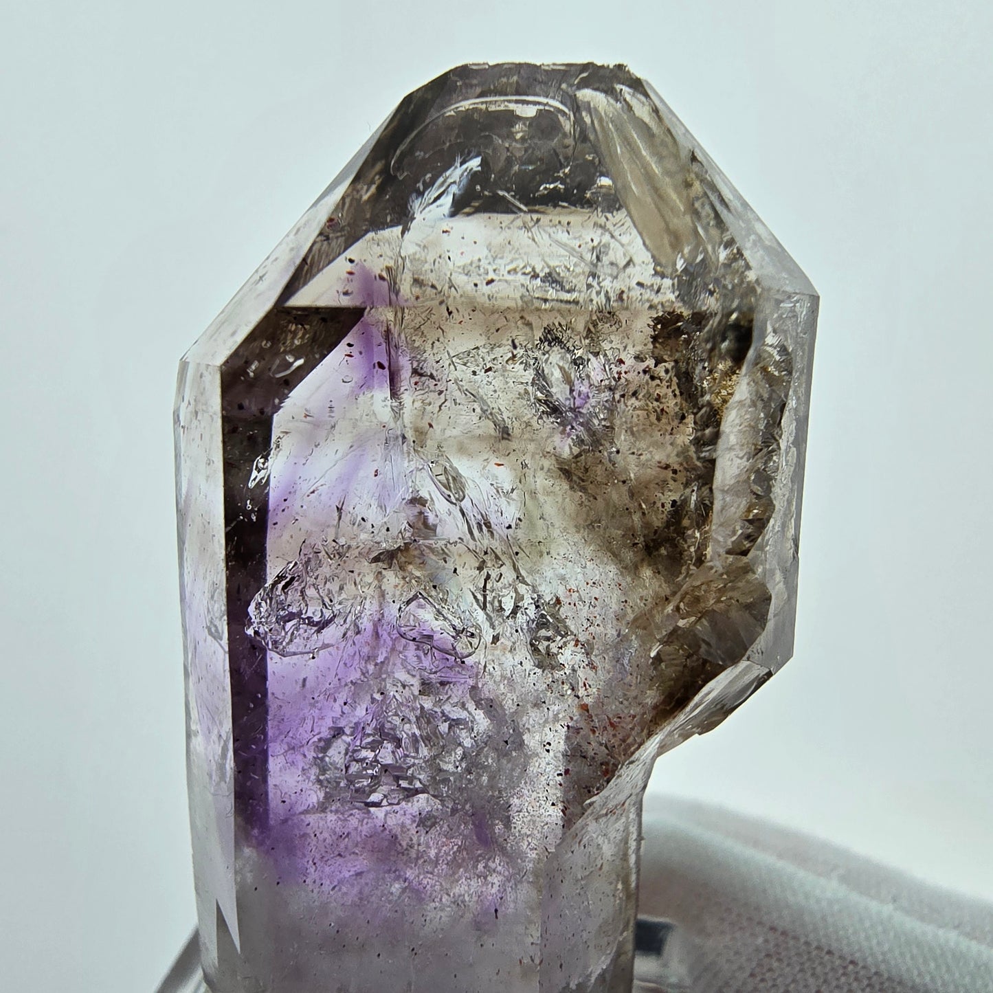 Enhydro Phantom Amethyst Zepter, 1x Blase Goboboseb Namibia 47*27*16mm, Sammlung