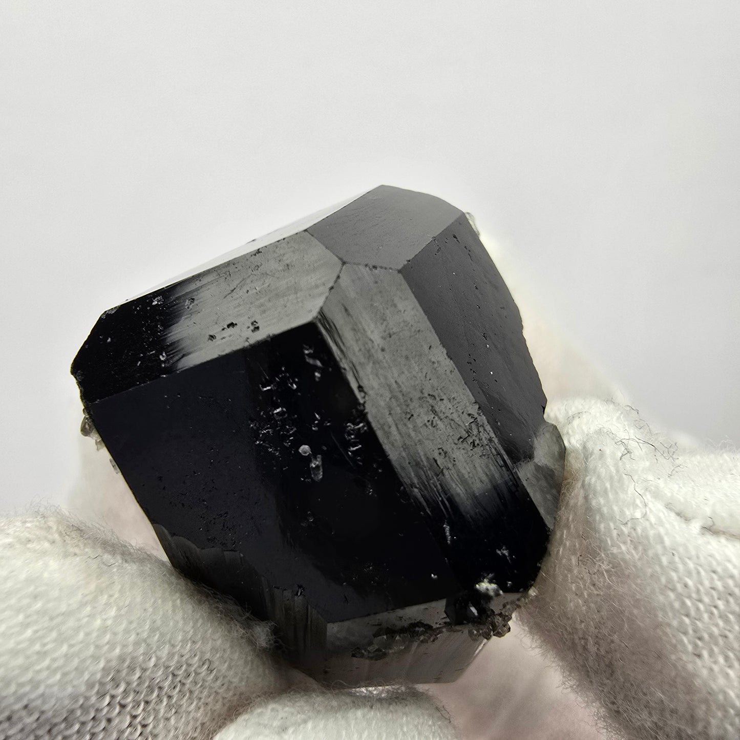 Seltene Schörl Turmalin, Hyalit Stufe Erongo, Namibia 26*22*22mm Sammlung