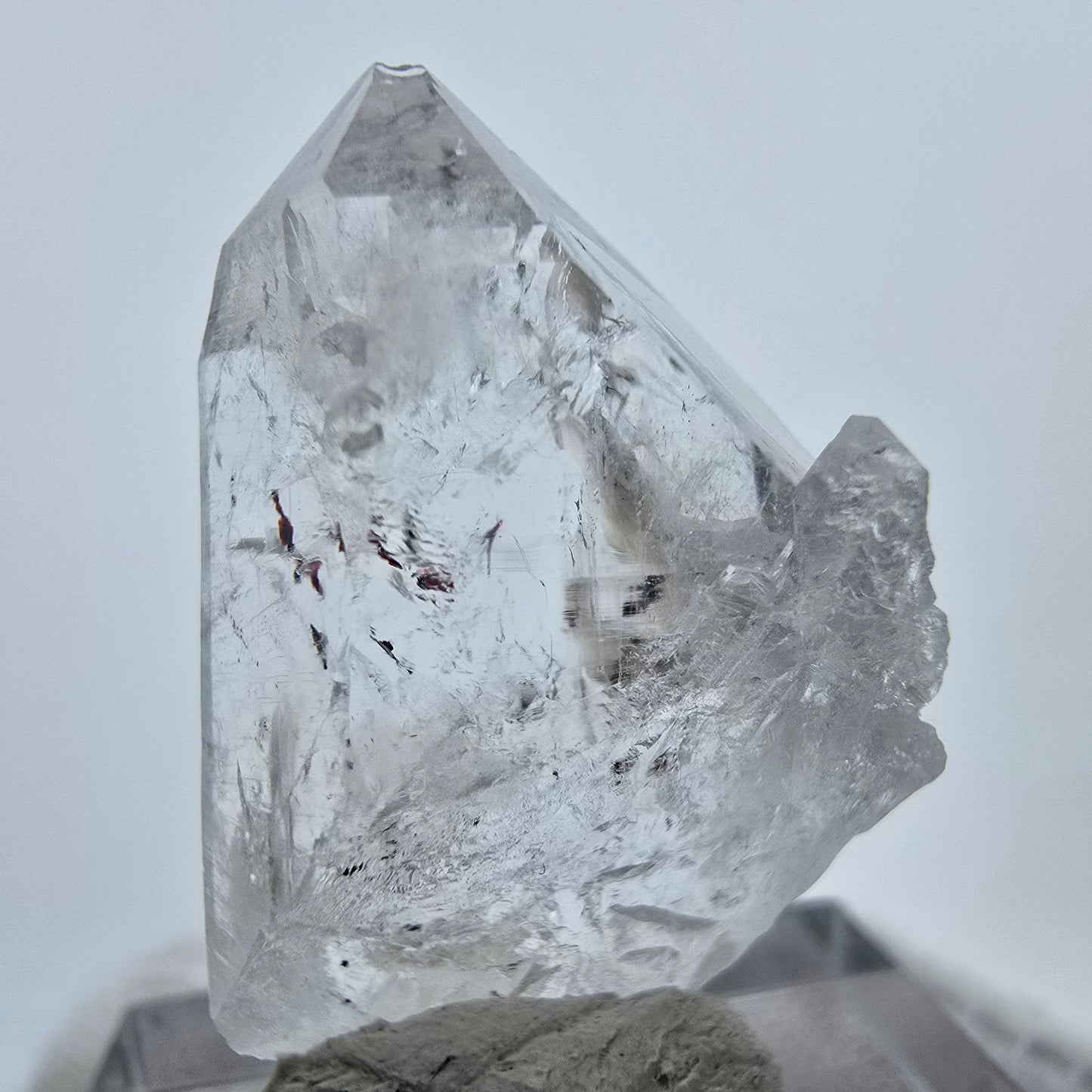 Klarer Harlekin Phantom Quarz Kristall Streep Mine, Goboboseb Namibia 30*20*12mm