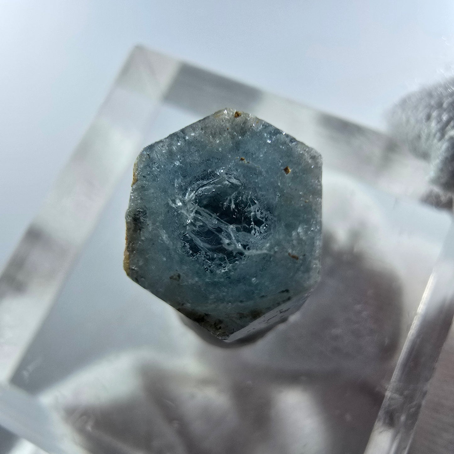 Cristal d'aigue-marine rare X Erongo, Namibie 11*9*8mm