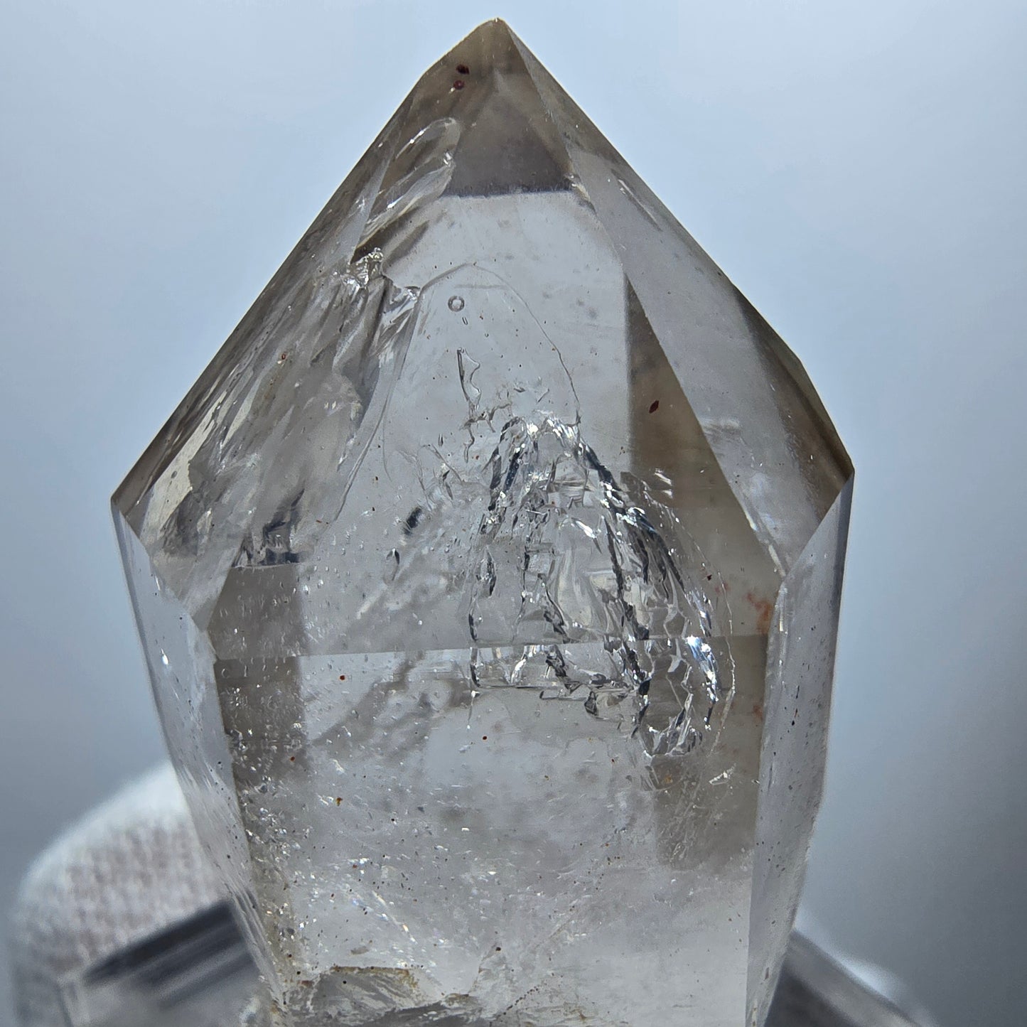 Clear Phantom Smoky Quartz Scepter Point Goboboseb, Namibia 40*23*24mm