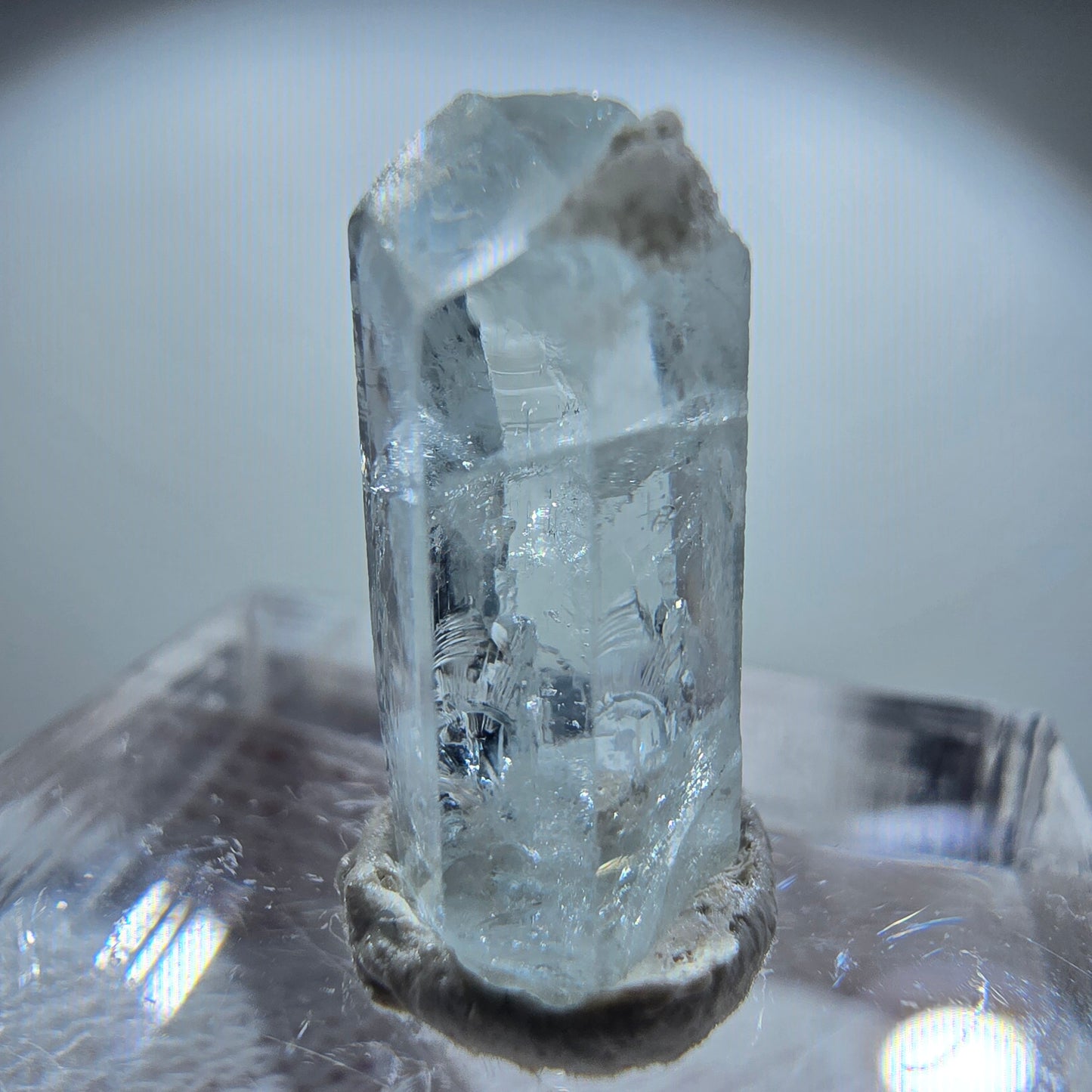 Klarer Aquamarin Kristall, blau Nagar, Pakistan 17*9*7mm