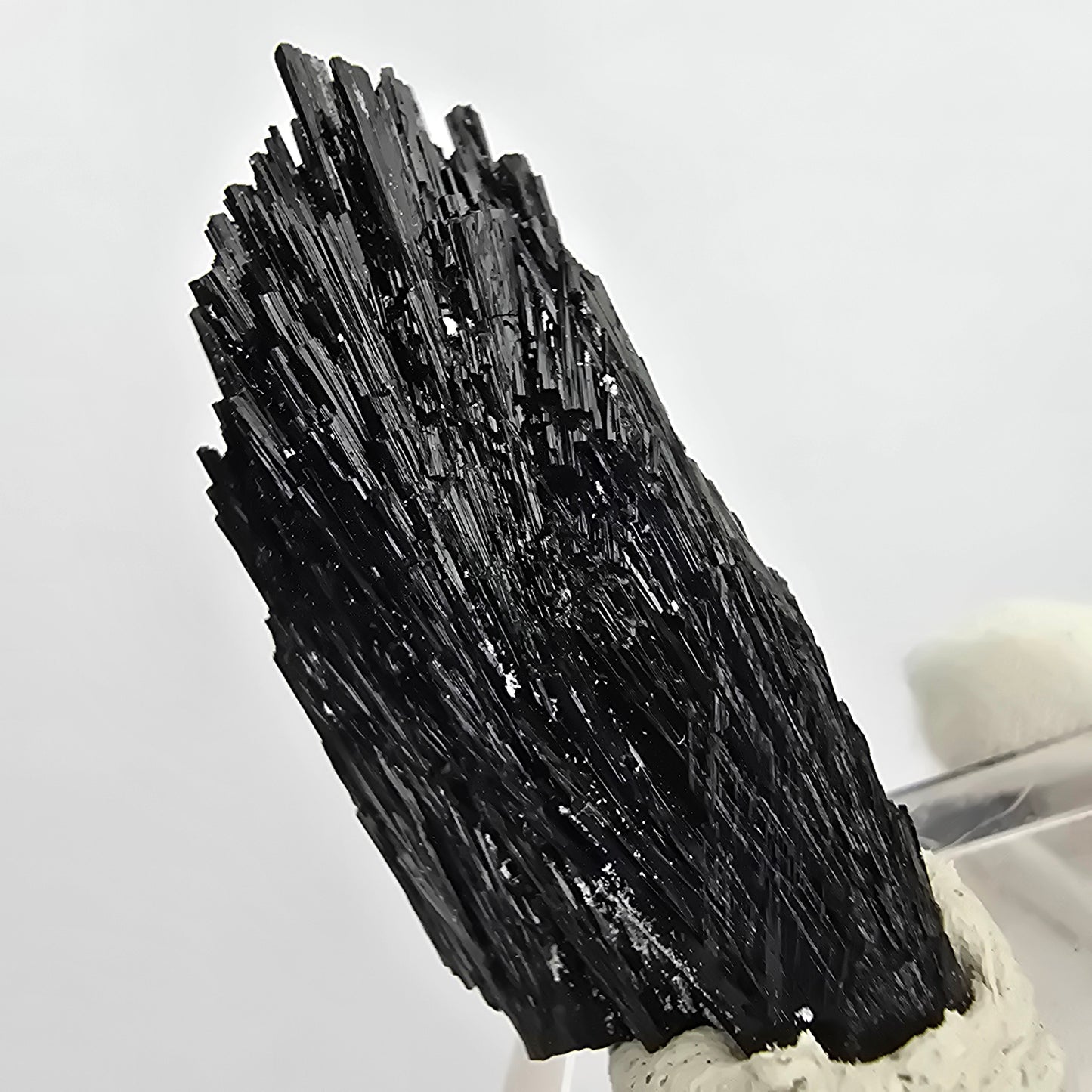 Seltene Schörl Turmalin Stufe schwarz Erongo, Namibia 45*19*11mm Sammlung
