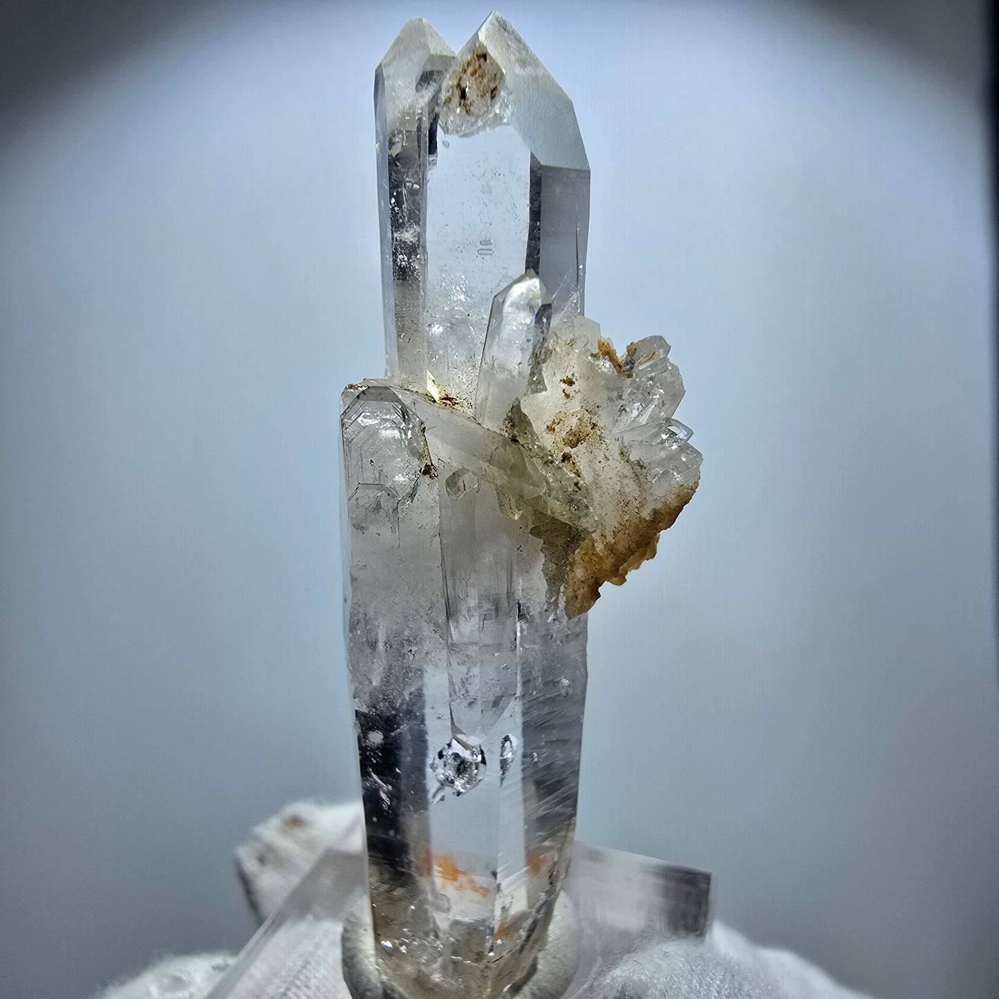 Enhydro Smoky Quartz Lemurian Scepter Valentine Pocket Goboboseb Namibia 58*26*16mm