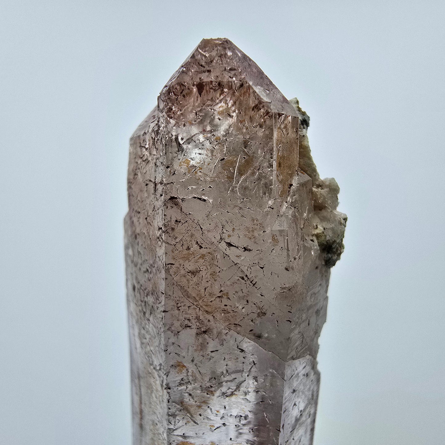 Großer Harlekin Phantom Amethyst DT Kristall Goboboseb, Namibia 71*23*19mm