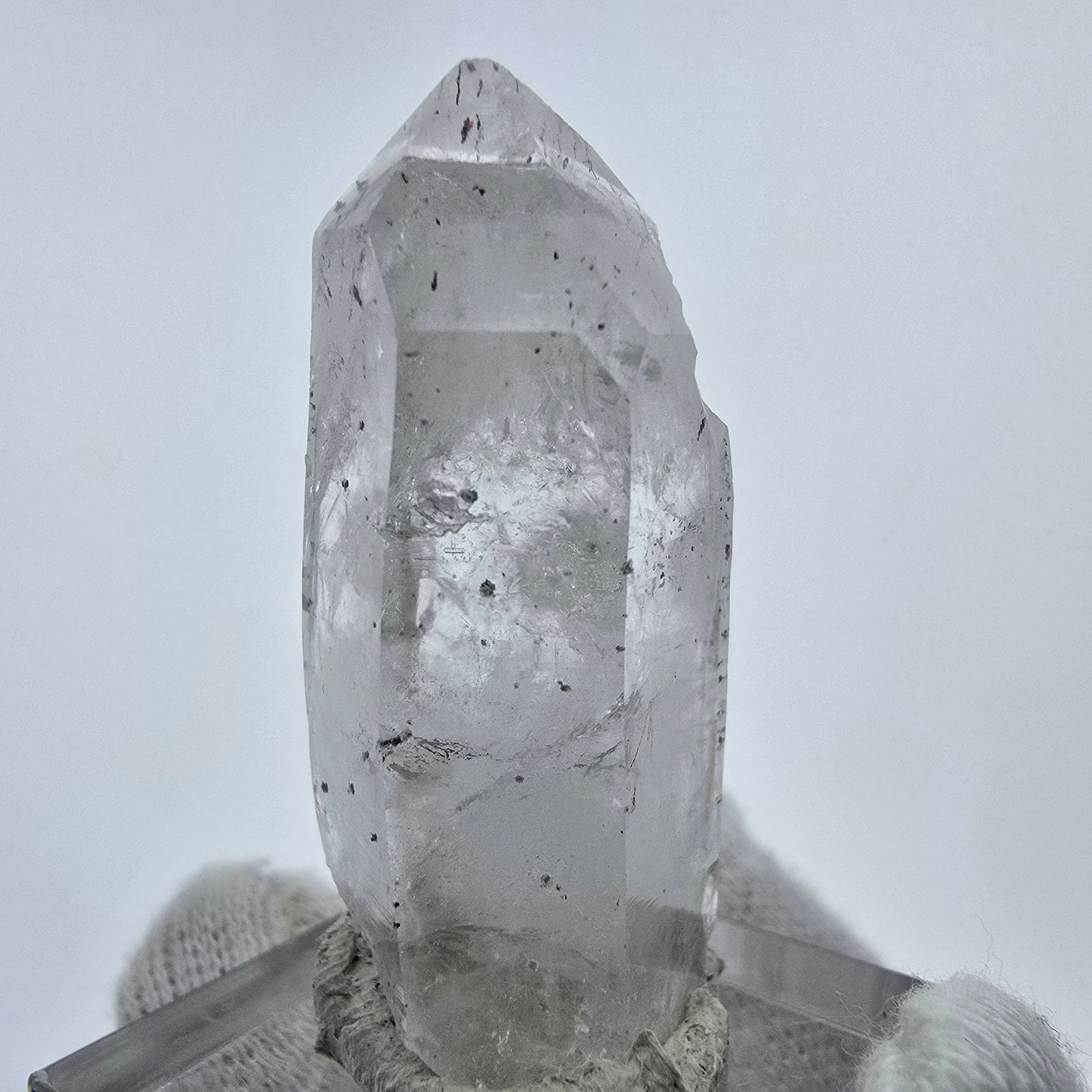 Cristal de quartz fantôme Harlequin, Streep Mine, Goboboseb, Namibie, 41 x 17 x 16 mm