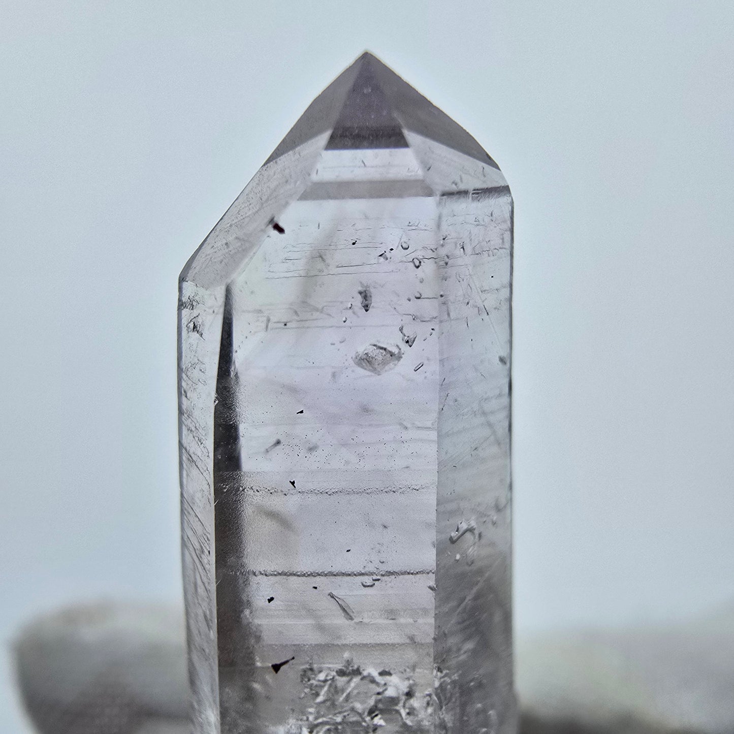 Cristal d'améthyste fantôme Enhydro 2x Bubble Goboboseb, Namibie 36*12*8mm Collection