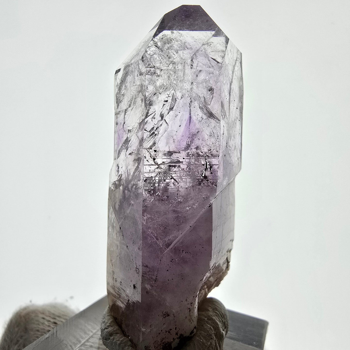 Enhydro Phantom Amethyst Scepter Point Valentine Pocket, Namibia 51*23*17mm
