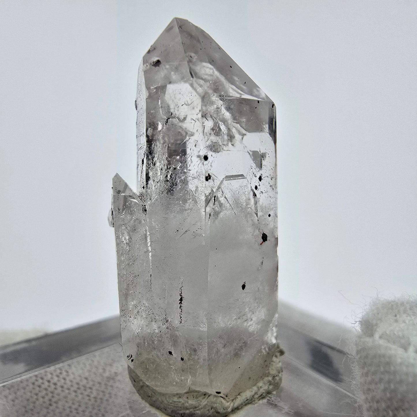 Phantom Hämatit Amethyst Kristall Streep Mine Goboboseb Namibia 30*15*11mm