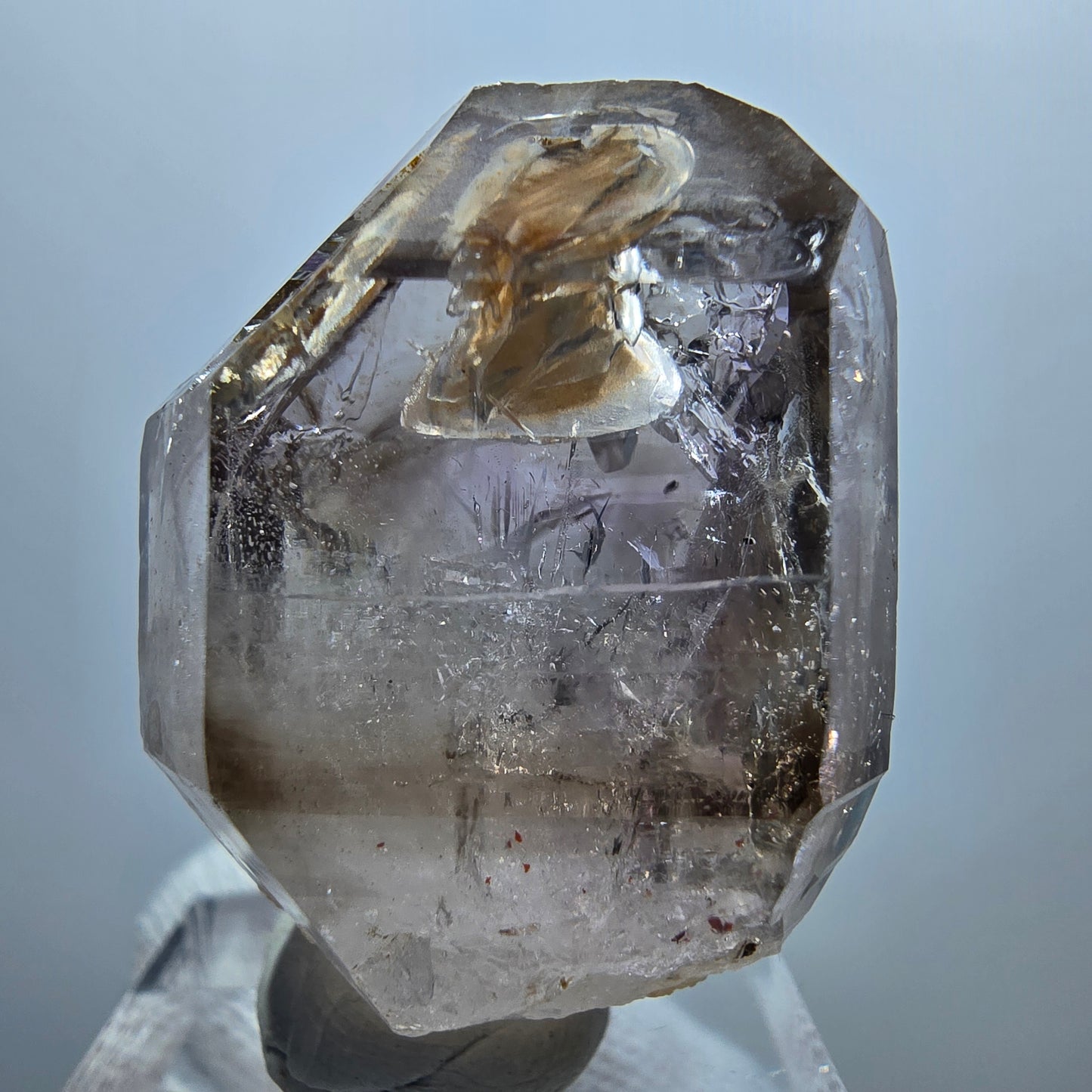 Sceptre d'améthyste fantôme Enhydro, 2x Bubble Goboboseb, Namibie 33 x 27 x 20 mm