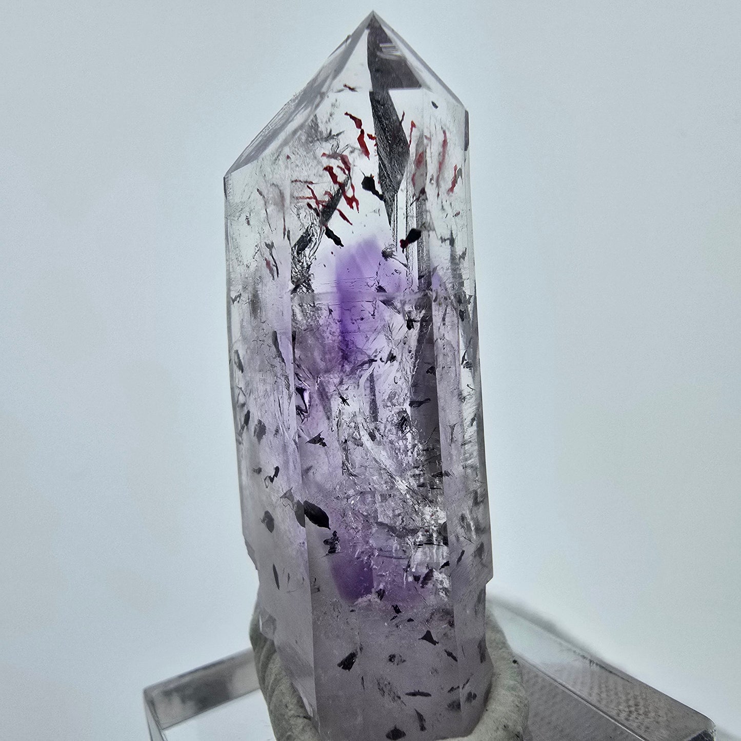 Harlekin Enhydro Phantom Amethyst Streep Mine Goboboseb Namibia 45*17*12mm