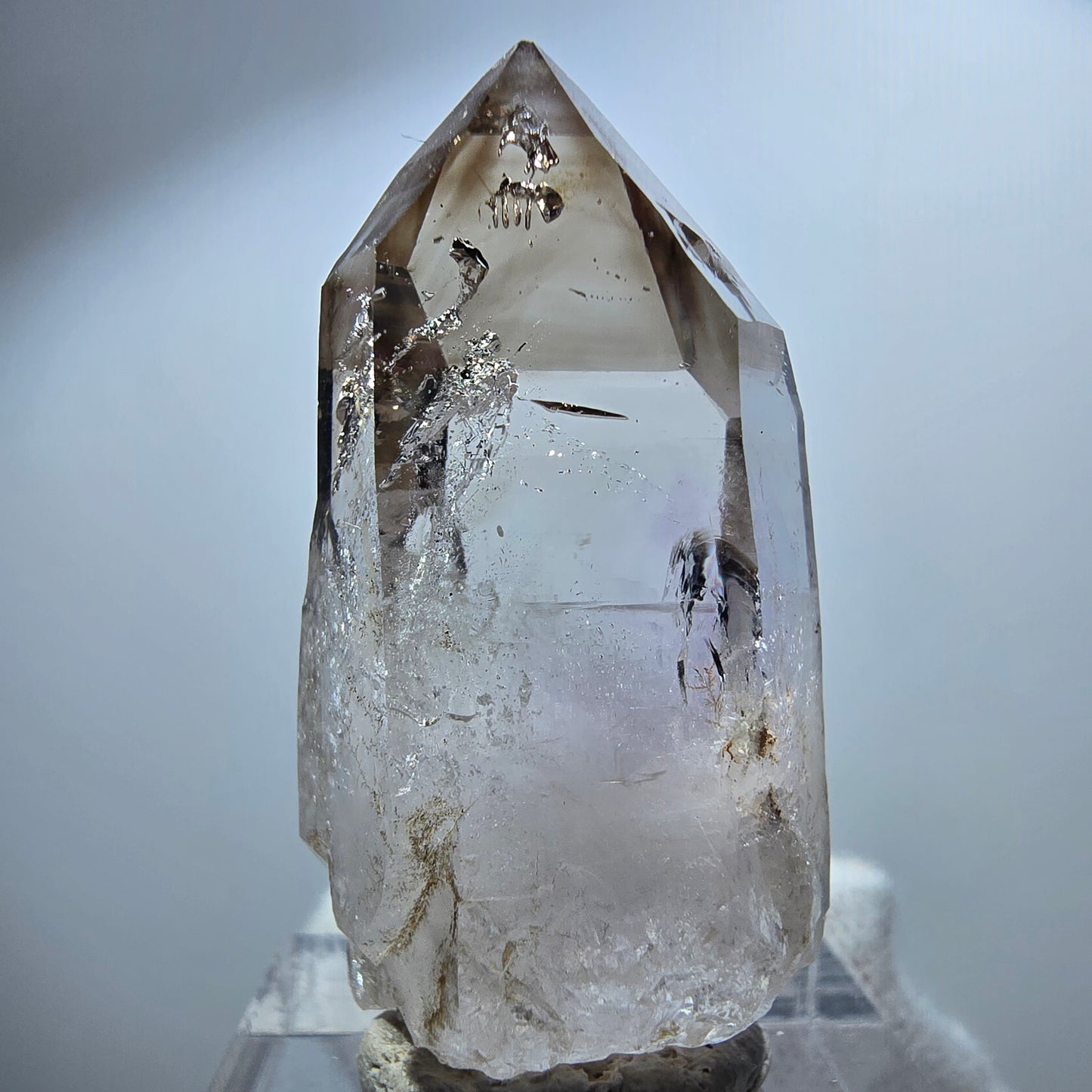 Klare Phantom Amethyst Zepter Spitze Goboboseb, Namibia 40*18*15mm