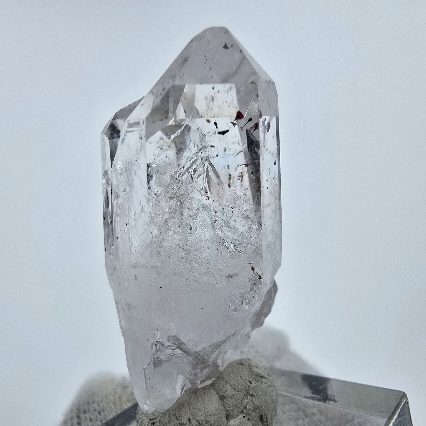 Harlekin Phantom Quarz Kristall Streep Mine, Goboboseb, Namibia 41*20*17mm