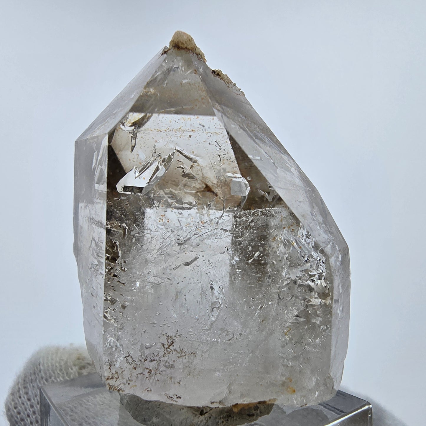 Enhydro Phantom Rauchquarz Zepter Kristall Goboboseb, Namibia 42*35*24mm