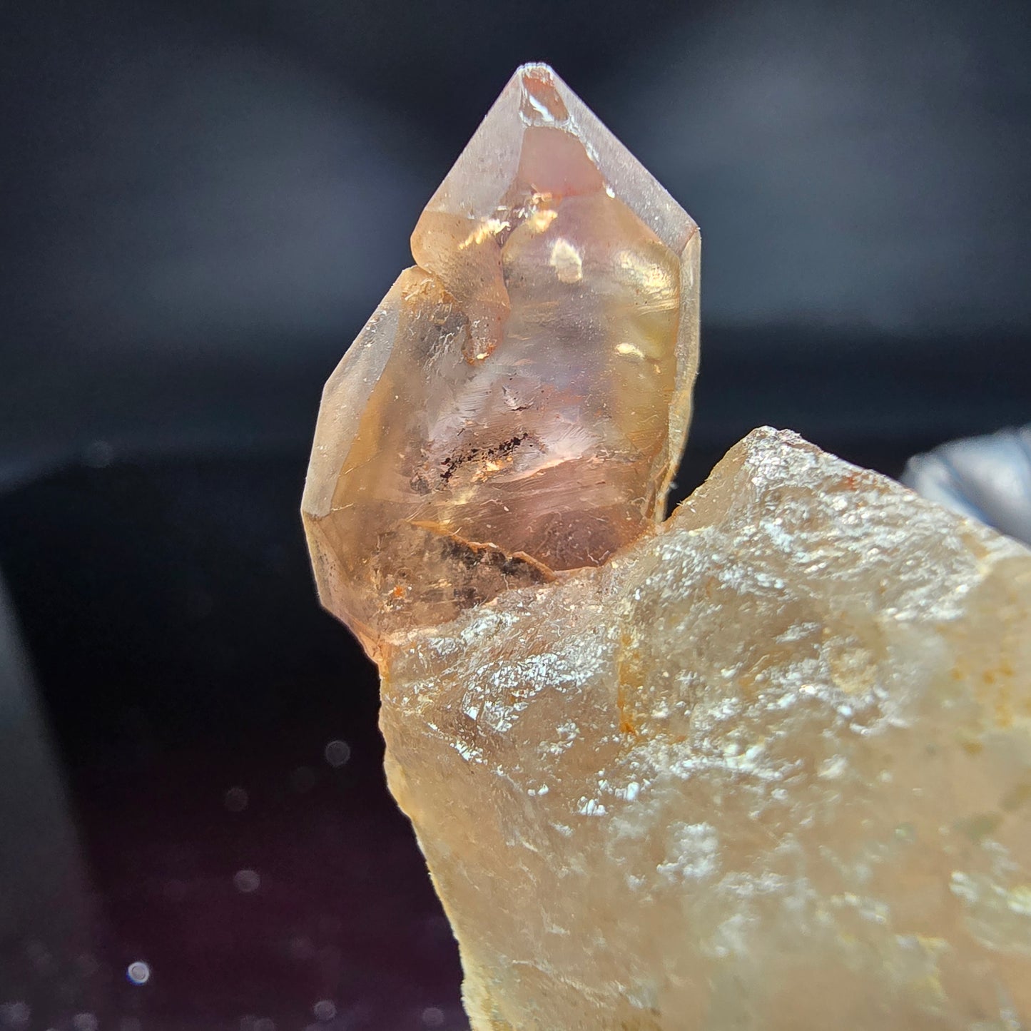 Schöne Phantom Amethyst Zepter Spitze Brandberg, Namibia 34*34*20mm Sammlung