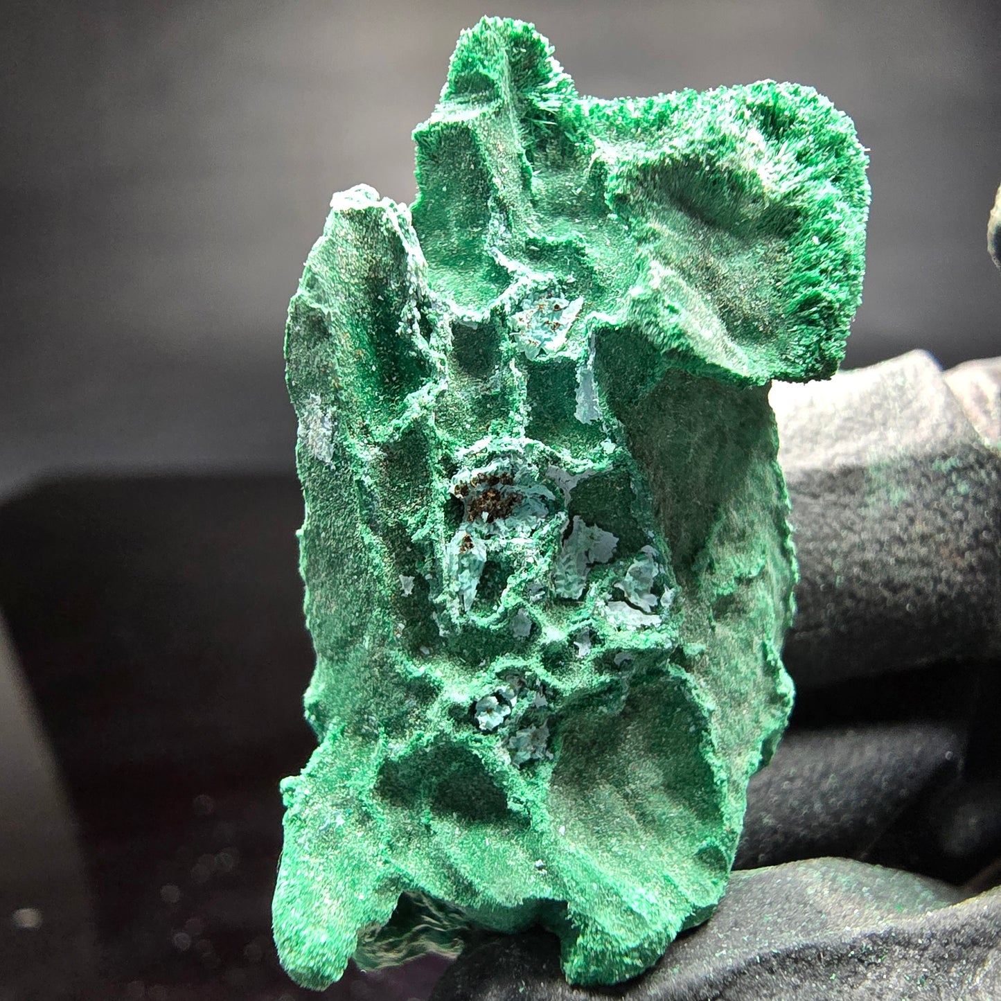 Seltene Malachit Stufe grün Kaokoveld, Namibia 37*23*16mm Mineraliensammlung