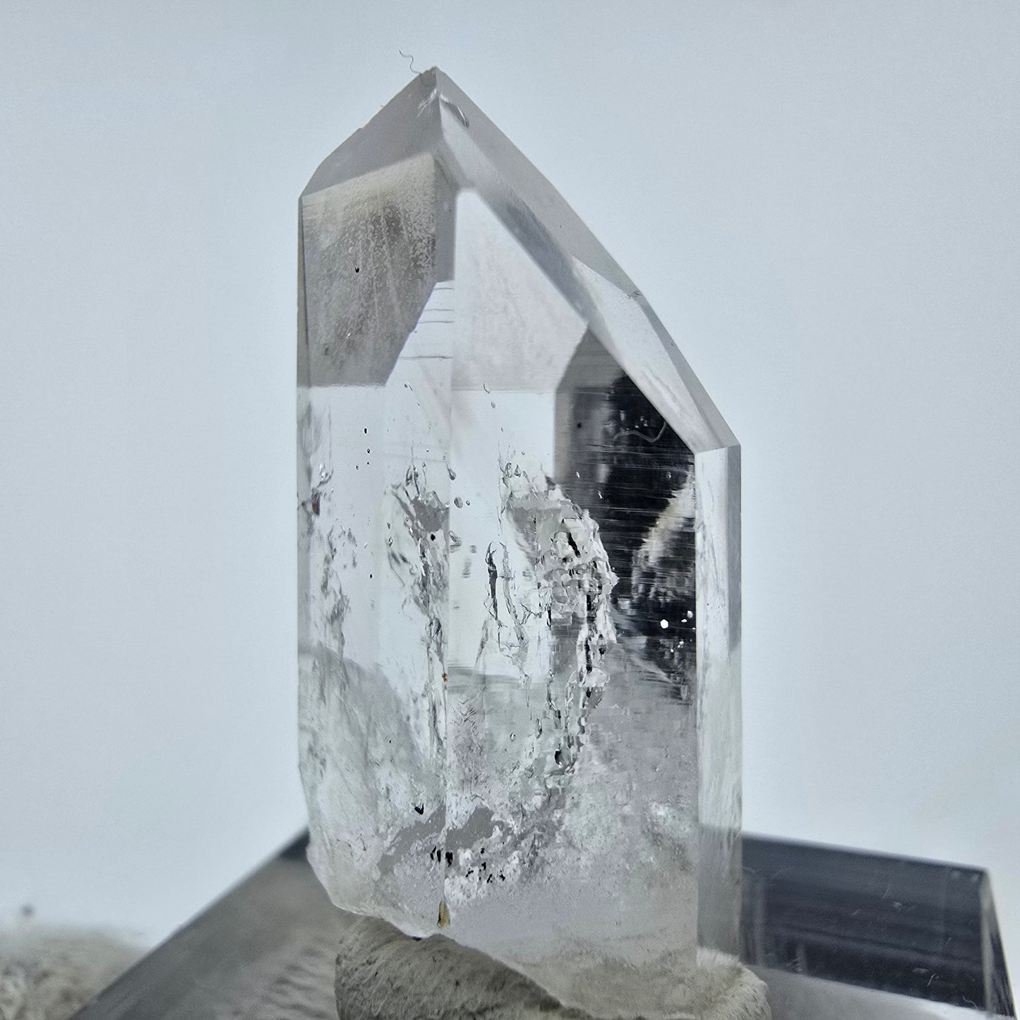 Enhydro Phantom Hämatit Quarz Kristall Streep Mine Goboboseb, Namibia 30*15*11mm