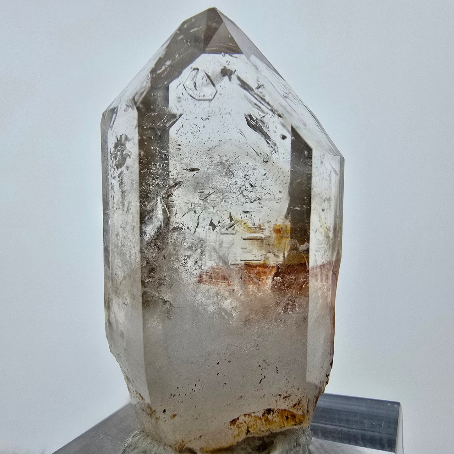 Klarer Phantom Rauchquarz Zepter Kristall Goboboseb, Namibia 41*23*21mm