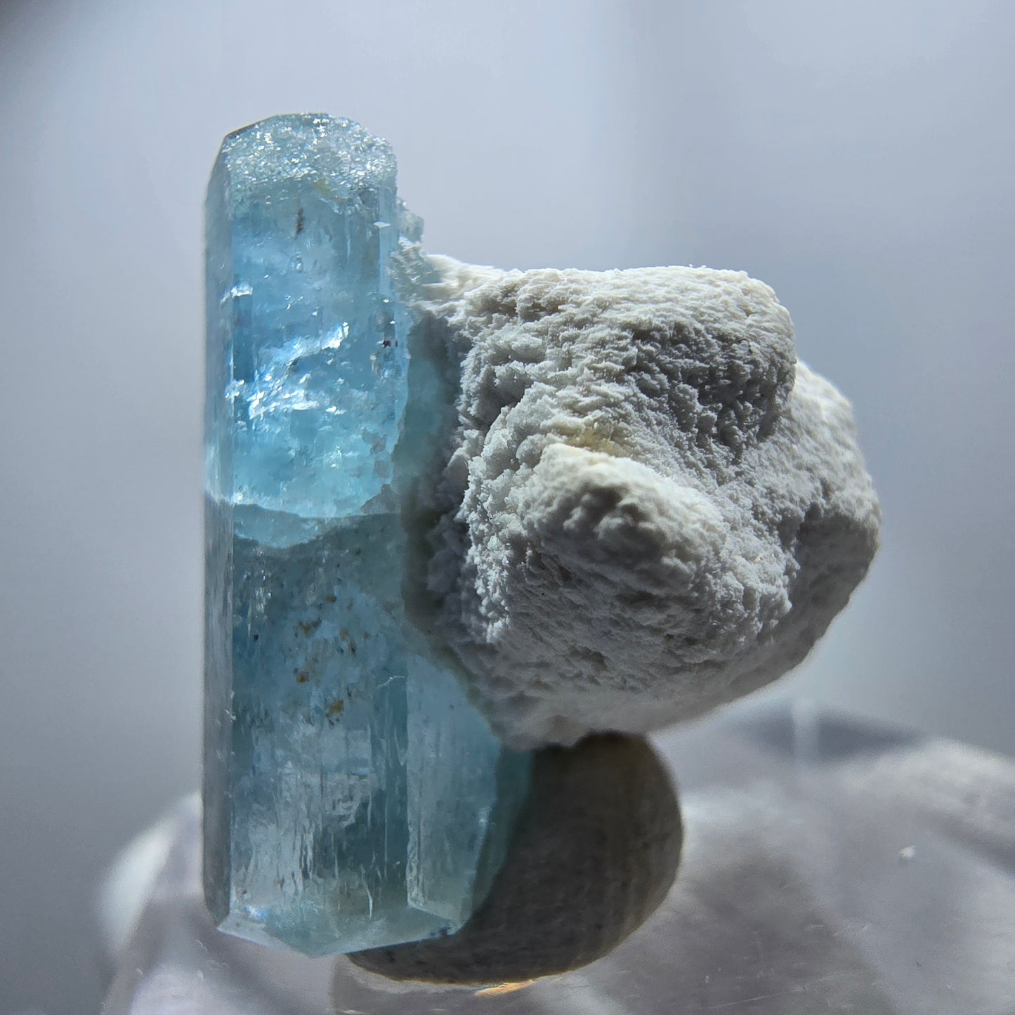 Seltener Aquamarin X mit Orthoklas Erongo, Namibia 29*18*16mm