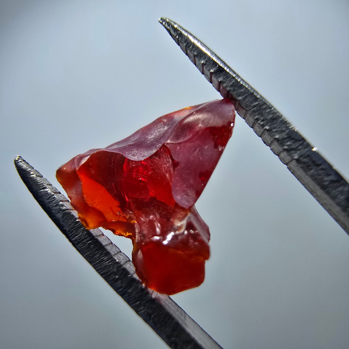 Seltener Feueropal Kristall, rot orange Mexiko 13*11*5mm
