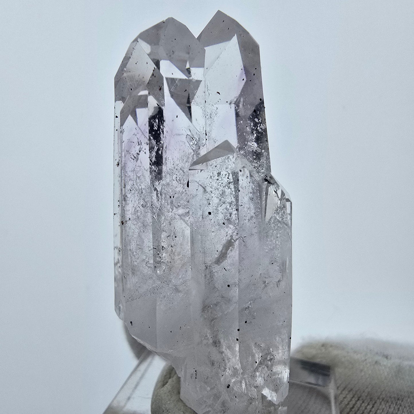 Phantom Amethyst DT Hämatit Quarz Streep Mine Goboboseb Namibia 50*22*20mm