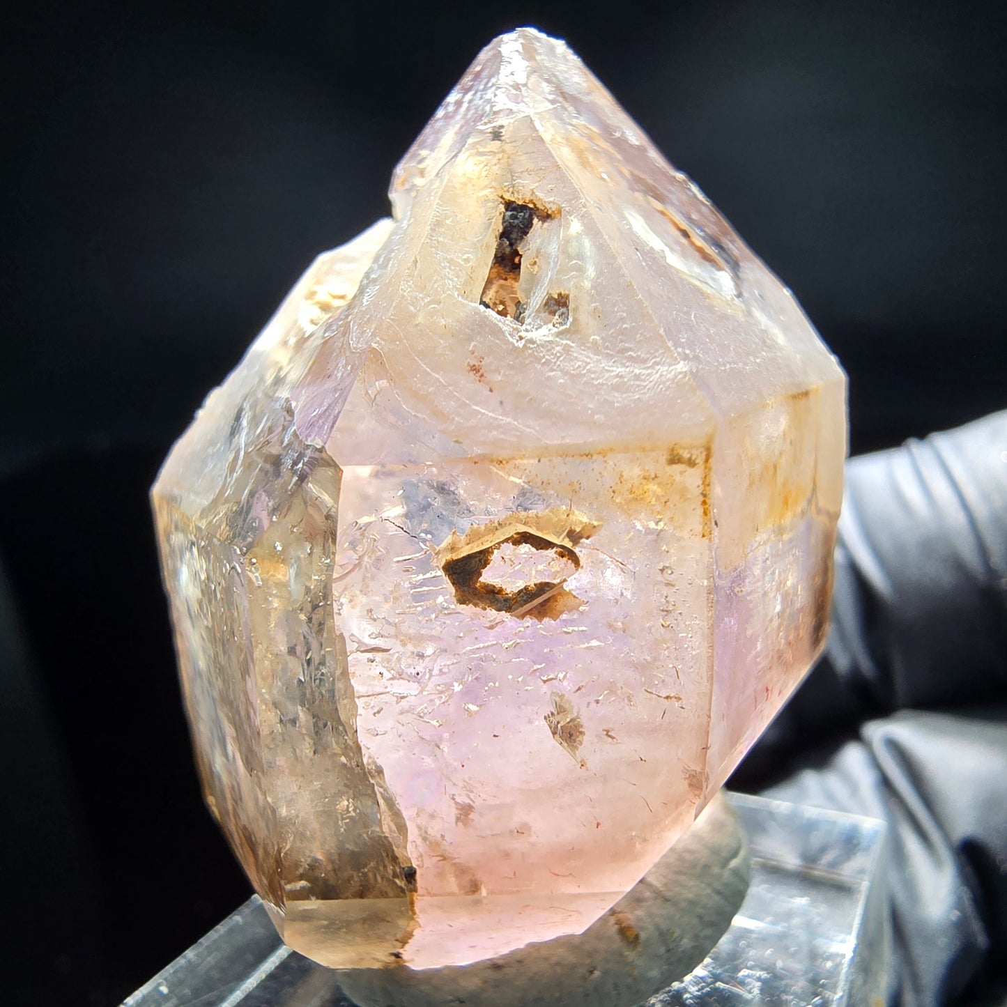 Schöne Phantom Amethyst Fenster Spitze Brandberg, Namibia 42*34*26mm Sammlung