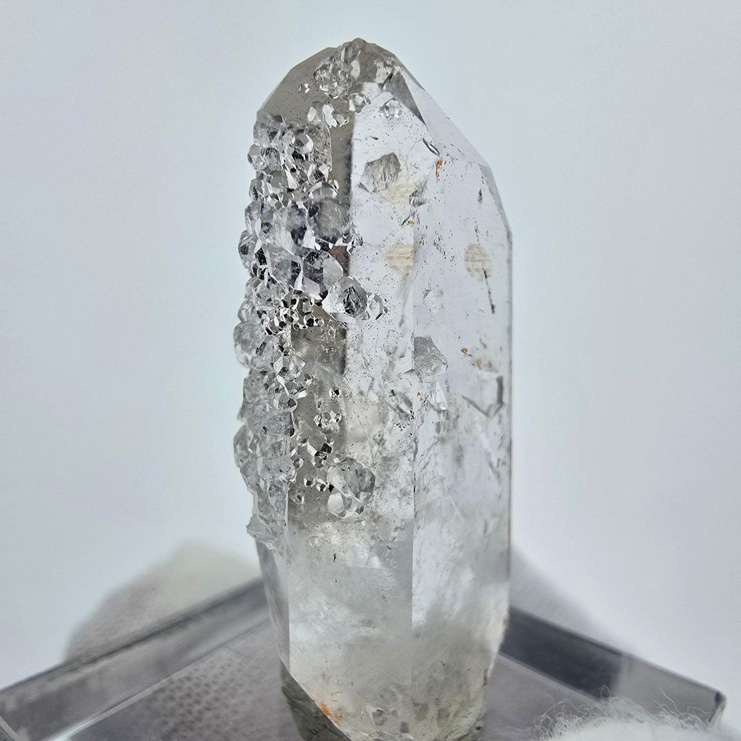 Phantom Amethyst mit Analcim Streep Mine, Goboboseb, Namibia 35*15*10mm Sammlung