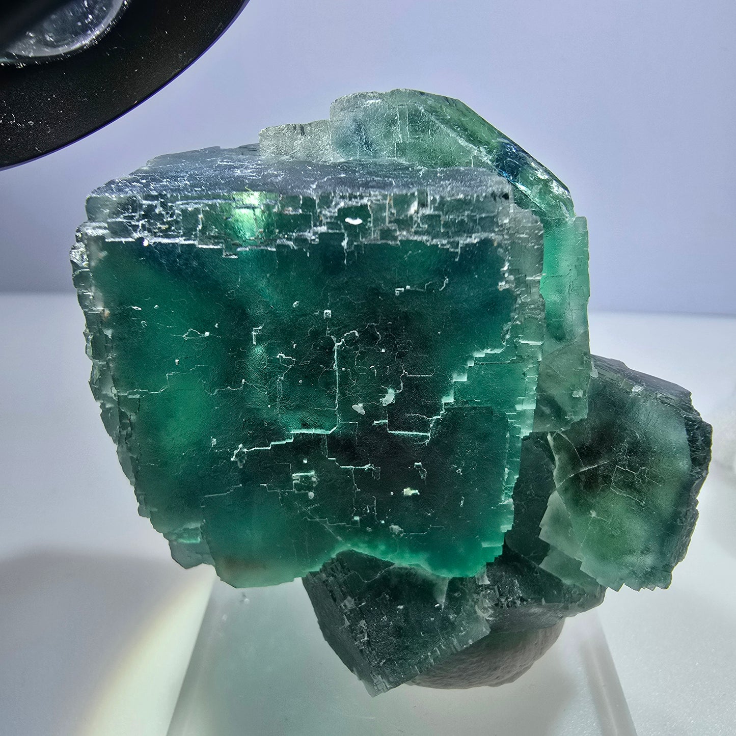 Phantom Fluorit Würfel Stufe parkettiert grün türkis Okorusu, Namibia 65*54*33mm