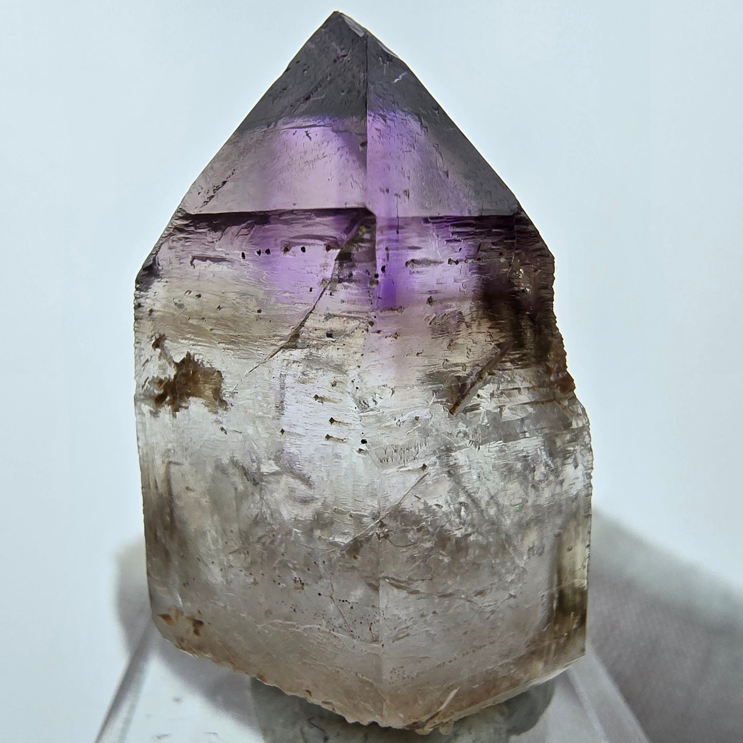 Sceptre d'améthyste fantôme Enhydro 1x Bubble Goboboseb, Namibie 34*22*20mm Collection