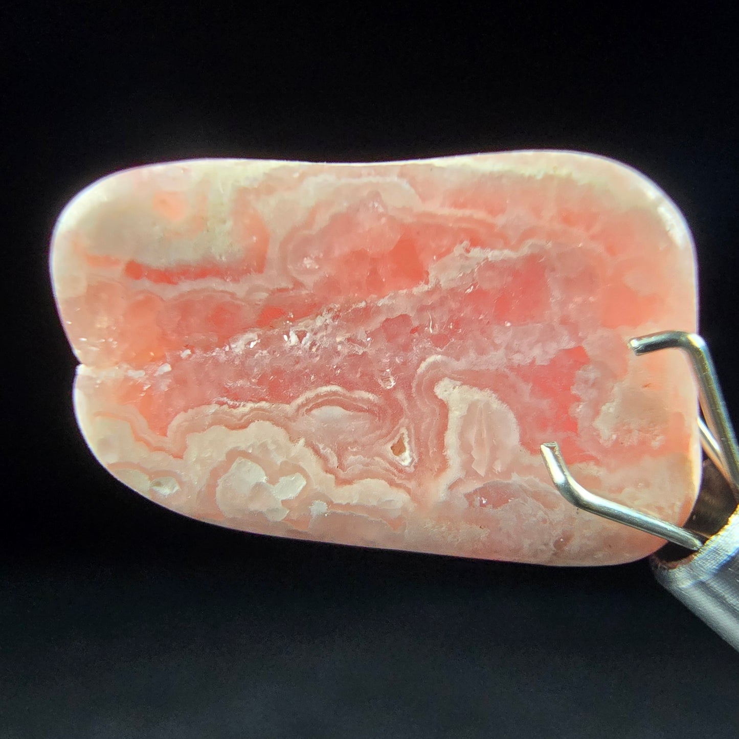 Seltener Rhodochrosit poliert, TOP Qualität 18*11*7mm Argentinien Sammlung