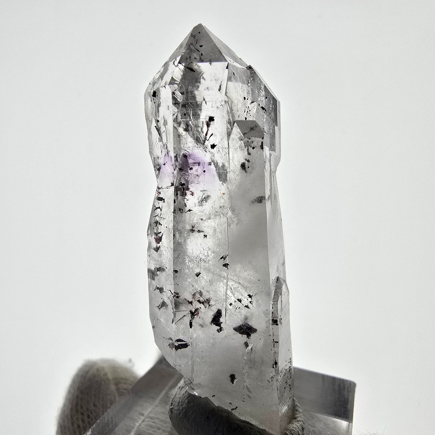 Mine d'améthyste Harlequin Phantom Point Streep, Goboboseb, Namibie, 49 x 17 x 14 mm
