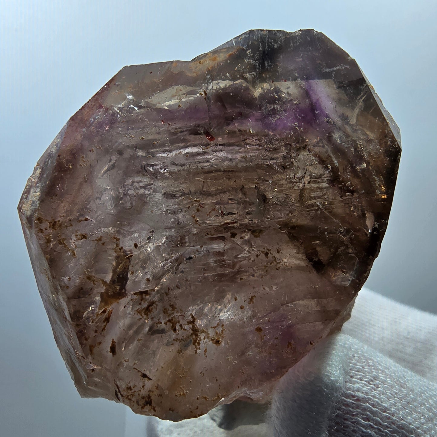 Enhydro Skeleton Phantom Amethyst Scepter, 1x Bubble Valentine Pocket Gobo. Namibia 63*50*29mm