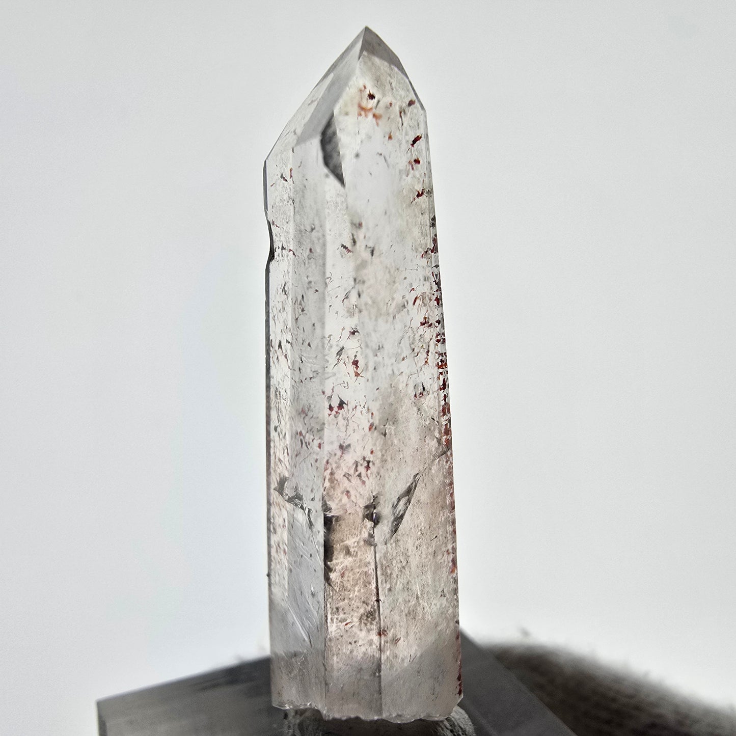 Harlequin Phantom Smoky Quartz Point Valentine Pocket, Namibia 44*15*9mm