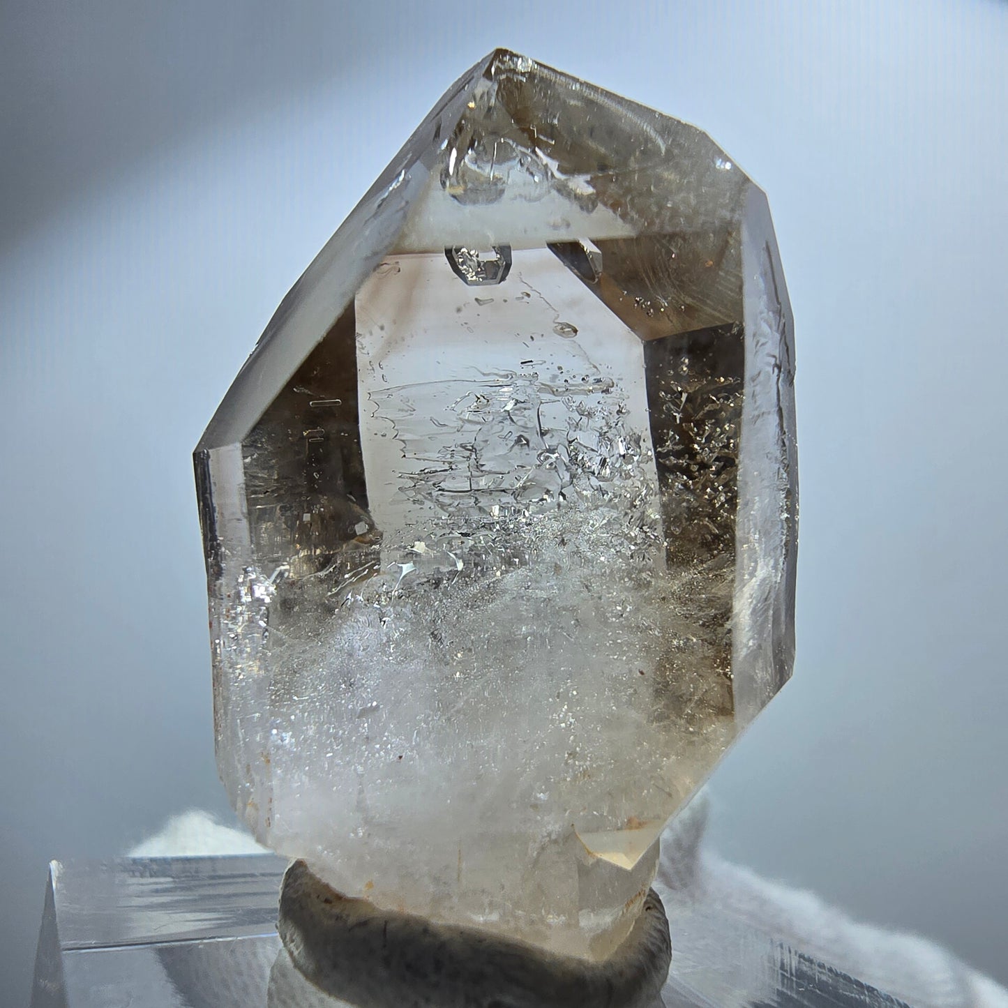 Clear Phantom Smoky Quartz Scepter Point Goboboseb, Namibia 36*21*19mm